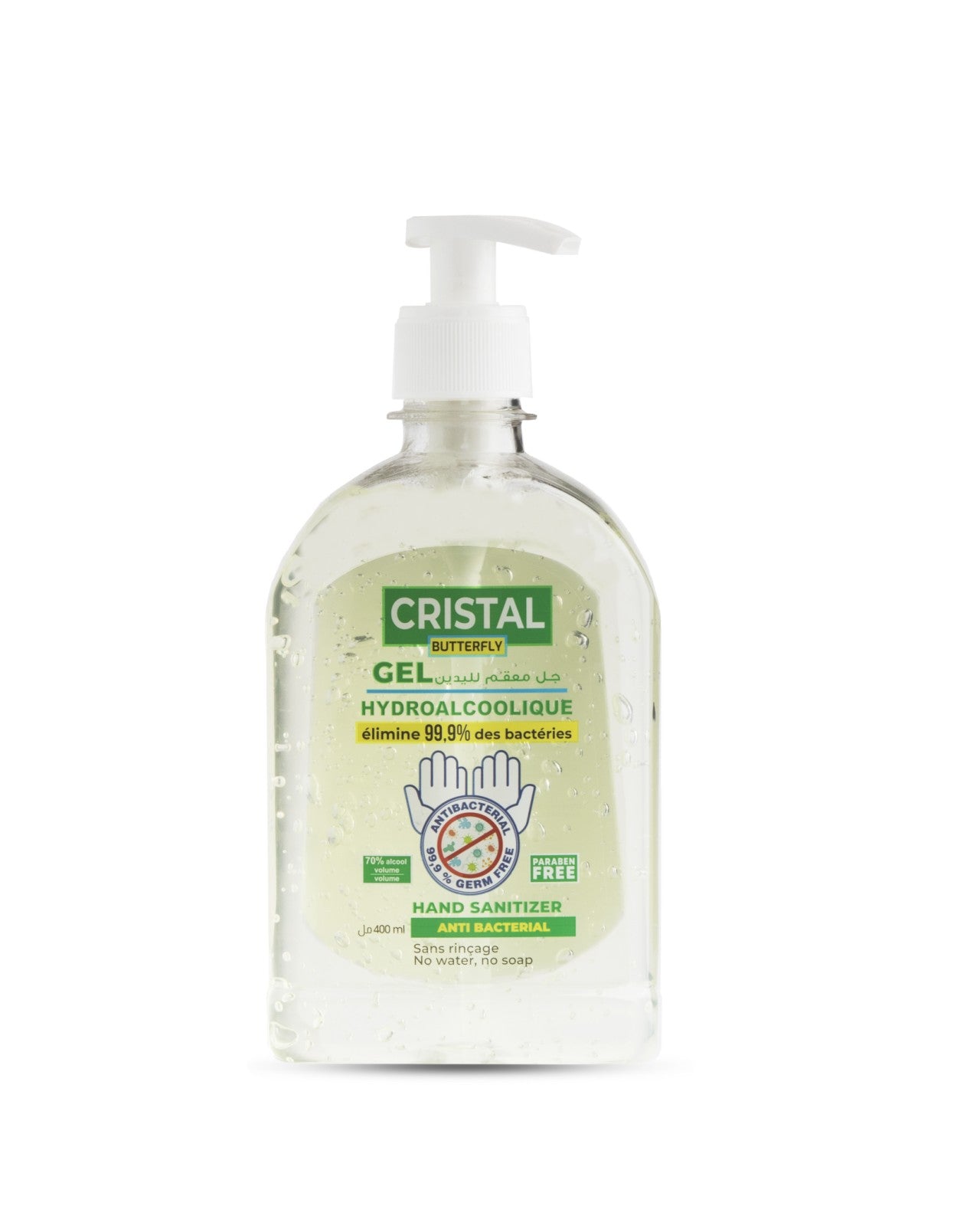 Gel hydroalcoolique 400 ml