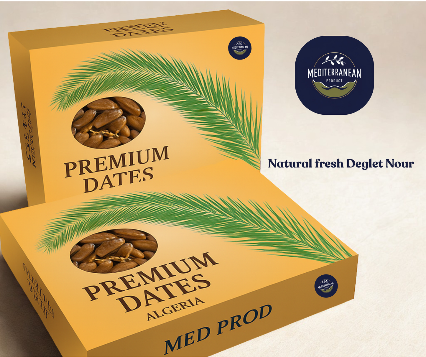 Natural Fresh Premium Algerian Deglet Nour Dates