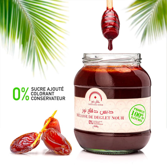 Mélasse de Dattes Deglet Nour – 100% Naturelle, Sans Sucres Ajoutés