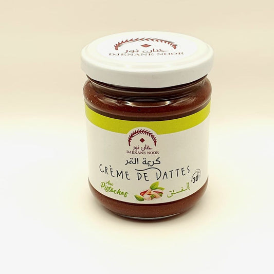 Crème de dattes aux pistaches