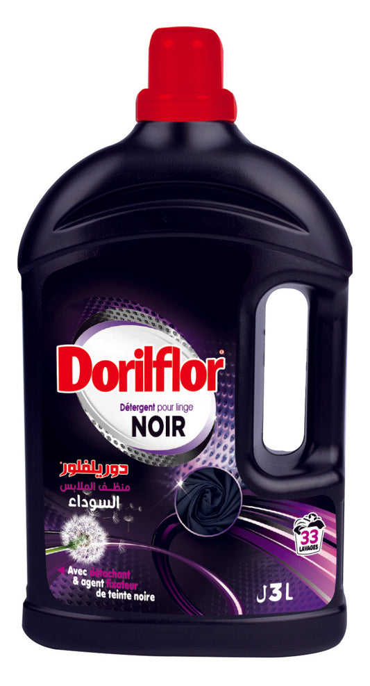 Dorilflor lessive linge noir 3.3l